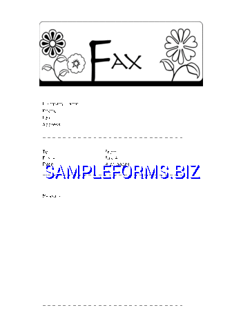 Funny Fax Cover Sheet 2 doc pdf free